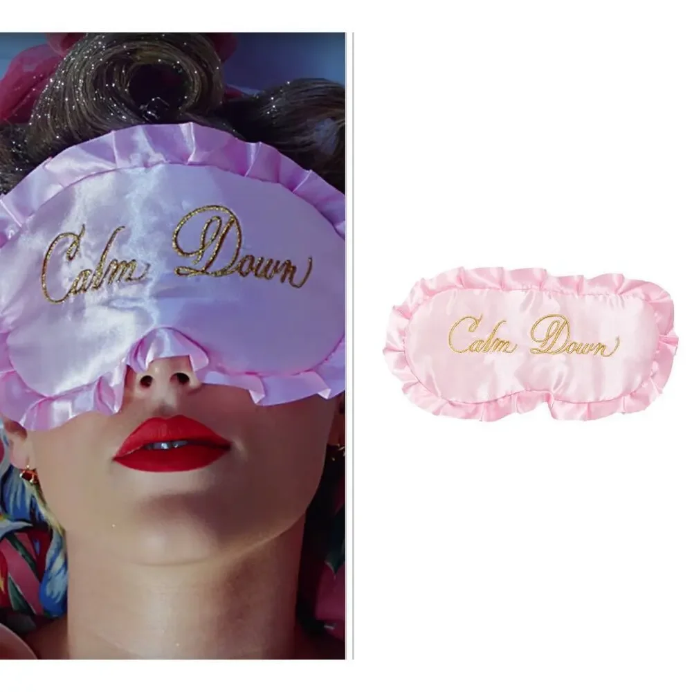 Taylor Swift Calm Down Pink Sleep Mask Similar style to YNTCD music video